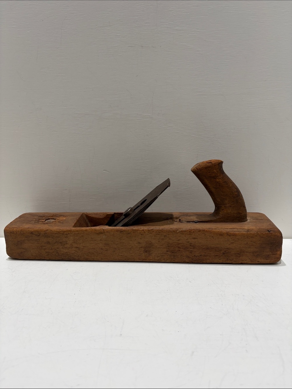 Vintage Carpentry Tool: Wooden Jointer Plane